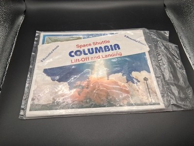  SPACE SHUTTLE CHALLENGER LIFT-OFF AND LANDING 8 BEAUTIFUL PHOTO PRINTS SEALED