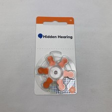 Hearing Aid Batteries Size 13 - 1.45v Hidden Hearing 10 Pack of 6 - exp 12/27 G3