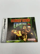 Donkey Kong Country Instruction Booklet ONLY! (Game Boy Advance, GBA) Manual