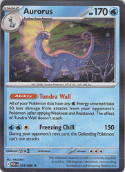 Aurorus 024/088 Mega Evolution Perfect Order Holo Rare