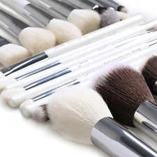 Make-up Pinselset Profi 25-teilig Holzgriff N...
