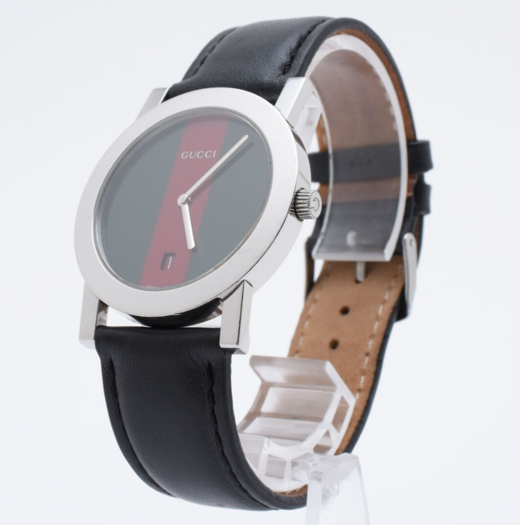 Gucci 5200M.1 Sherry Line 35mm Day Date Quartz Men's Watch Japan Movement 3ATM Water Resistant