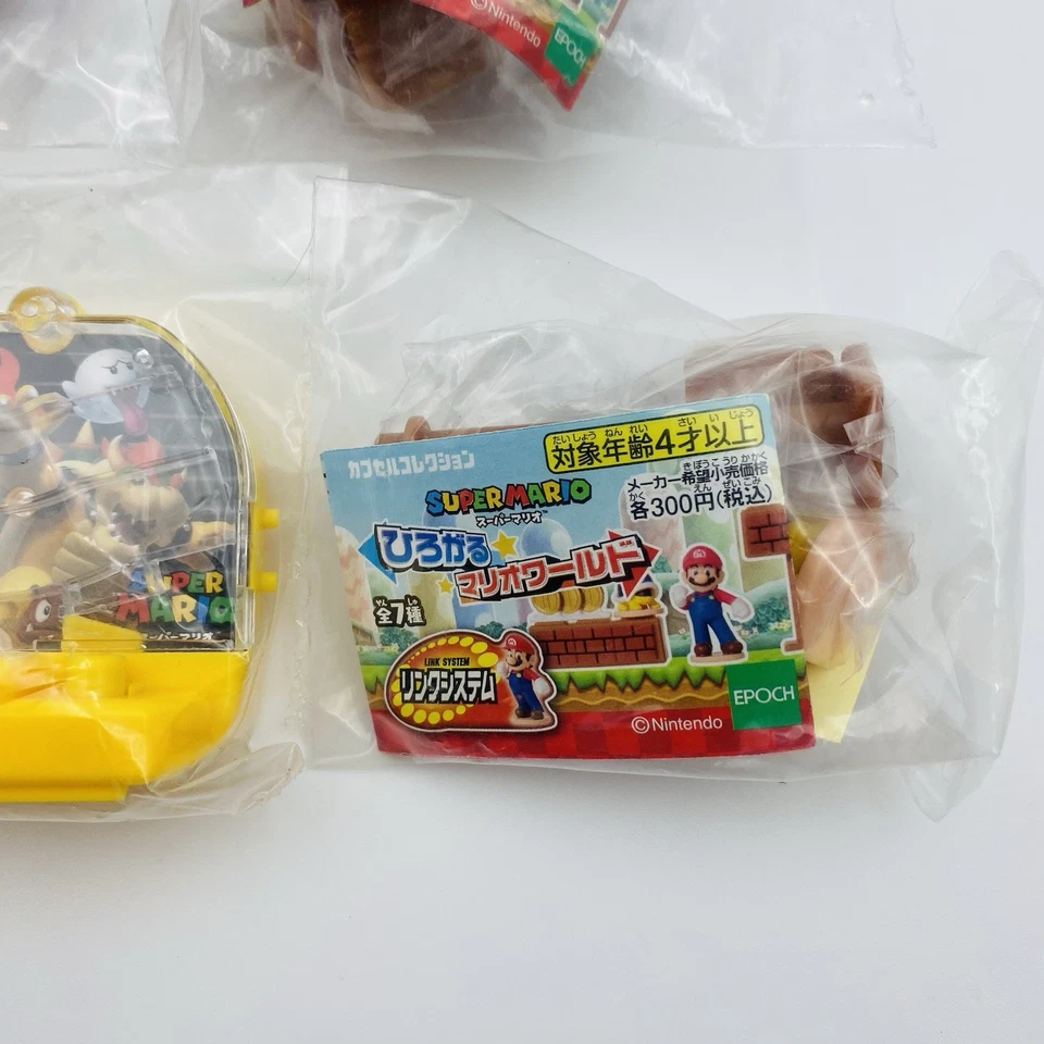 Lote EPOCH Super Mario World Capsule Collection Gashapon - Nintendo Sellado de Fábrica Foto 4 de 4
