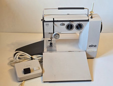 Elna Lotus SP Schweizer Nähmaschine kompakt tragbar geölt getestet Zubehör