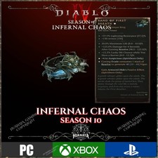 💥Diablo 4💥 SPIRITBORN💥 ENDGAME 💥SEASON Infernal Chaos💥Band of First Breath