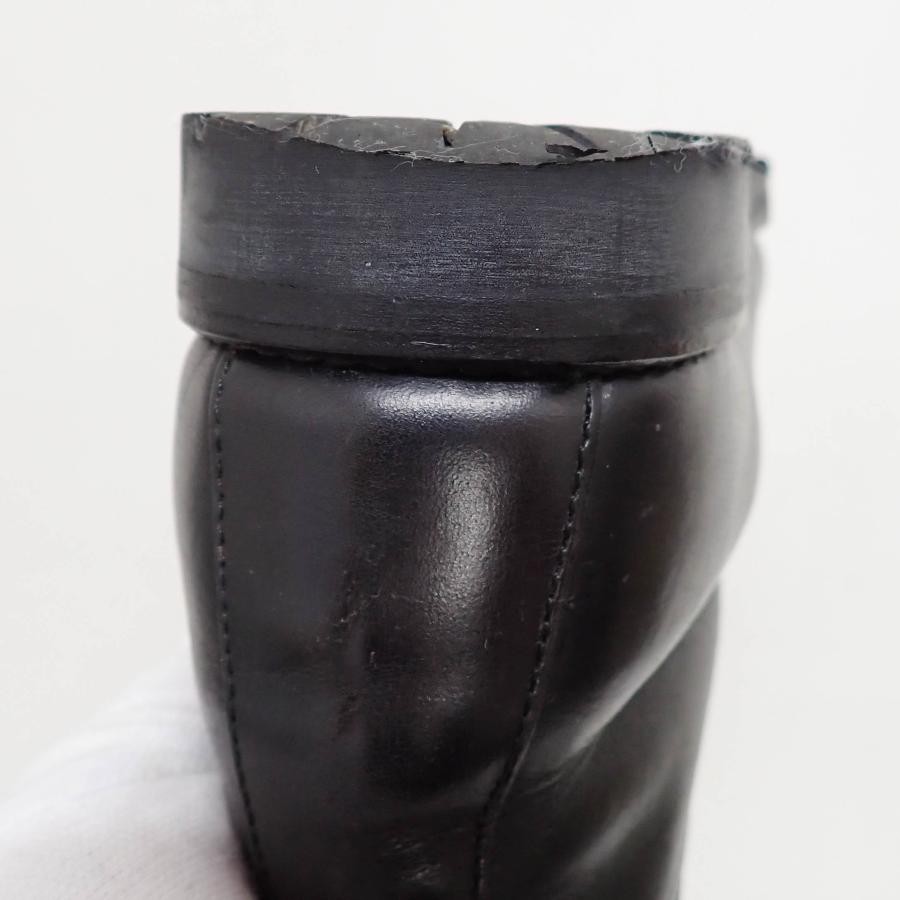 GUCCI Boots Heel Horsebit Leather Black EU35/US5 107389c thumbnail 10