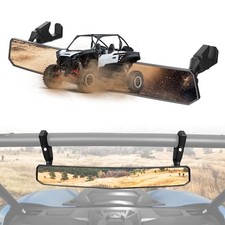 UTV Wide Rear View Mirror with Adjustable Angle - Premium Convex Center Mirror