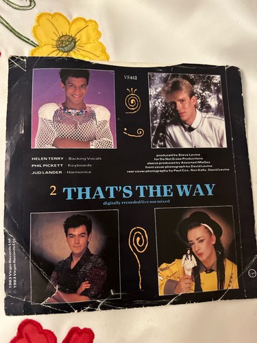 CULTURE CLUB, KARMA CHAMELEON, 7" Vinyl Single, - Picture 2 of 4