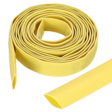 2Pcs 1/2 Inch 10ft Wire Heat Shrink Tubing 3:1 Heat Shrink Wrap Yellow