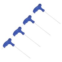 4 StüCk 1,5Mm SechskantschlüSsel T-Griff Doppelend-SchraubenschlüSsel Cr-V-Stahl