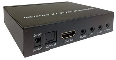 Multiple Function LPCM 7.1 To Analog Surround  DD AC3 To Optical Audio Converter
