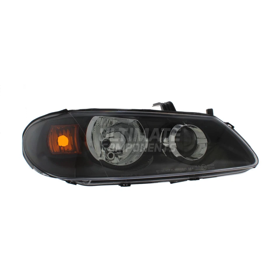 1 par de faros interiores negros para Nissan Almera N16 berlina 2003-2006 Foto 3 de 4