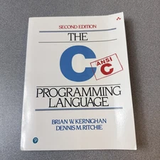 The C Programming Language by Brian Kernighan and Dennis Ritchie (1988, Trade...
