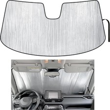 Custom Fit Sunshade Protector for Toyota RAV4 Front Windshield (USA Made)