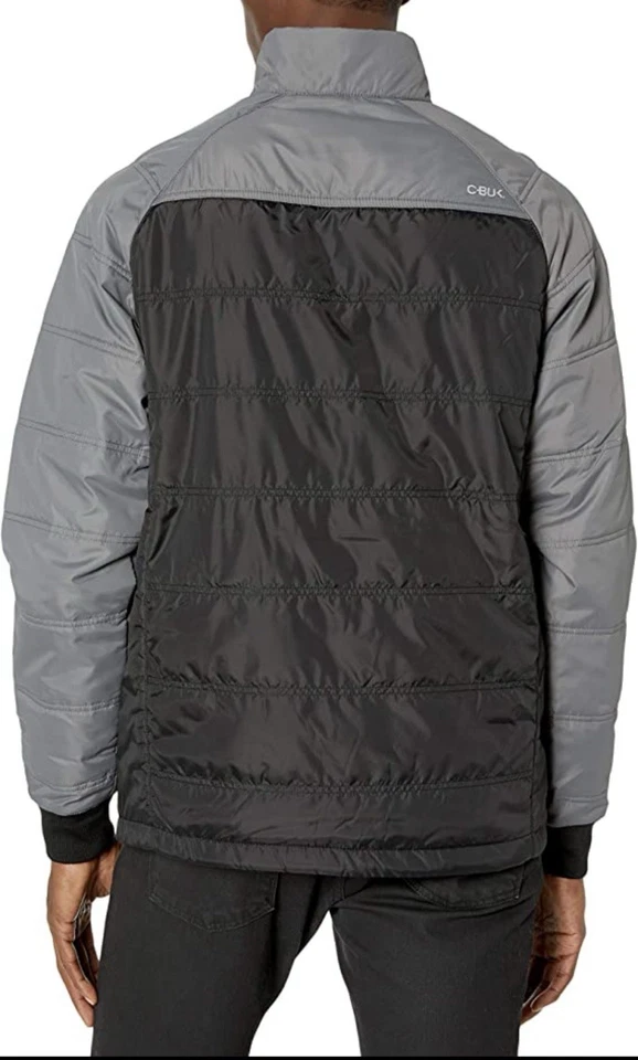 CBUK Men’s Thaw Insulated Pullover 1/4 Zip Size XL Tour Gray/Black Packable NWT - Image 3 of 4