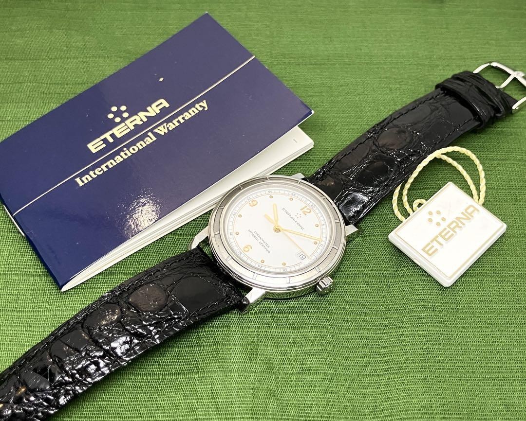 Eterna-matic Automatic Chronometer Watch With Pap… - image 2