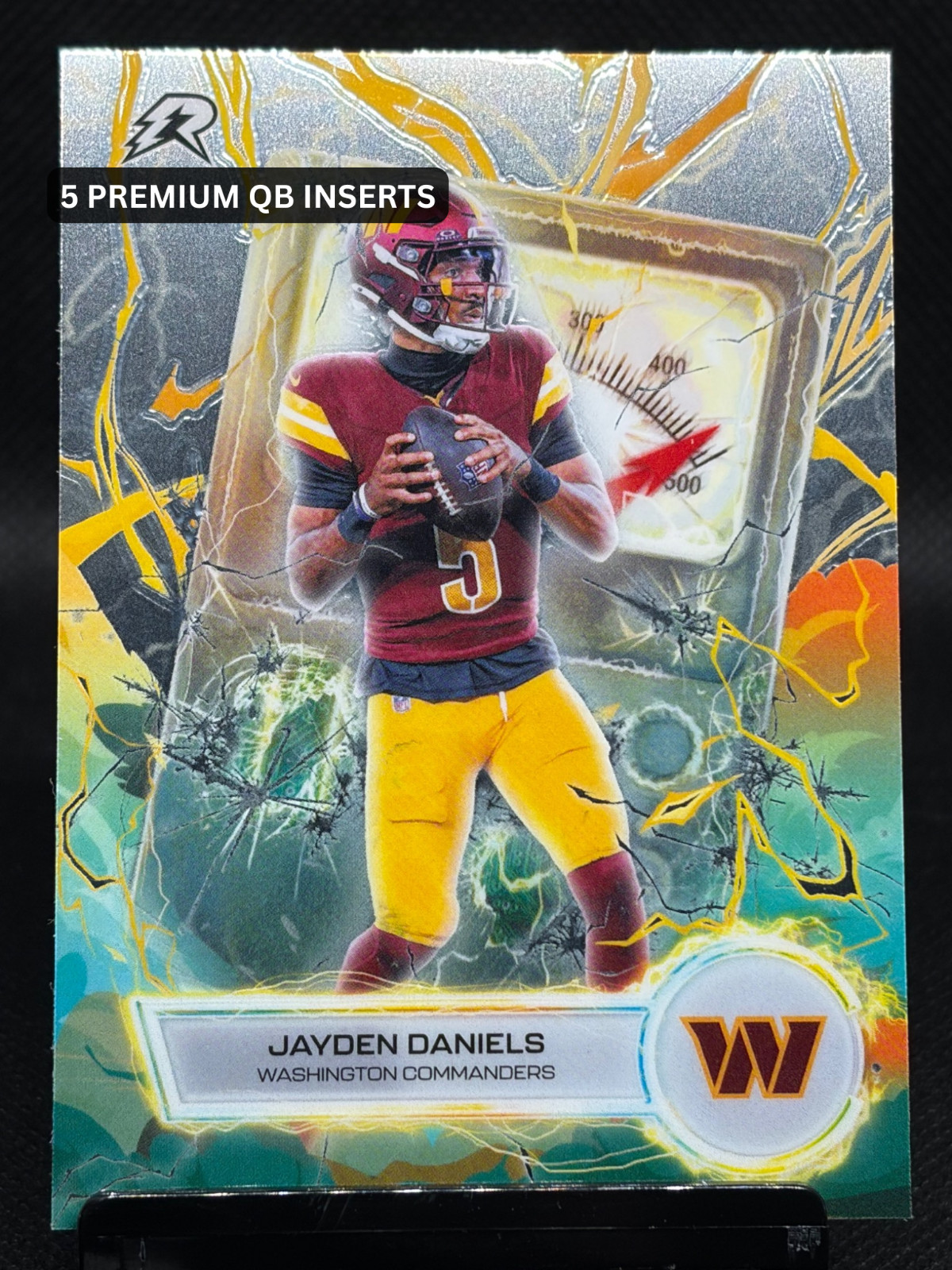 Jayden Daniels Voltaic | 5 Card Premium QB Insert Collection Sanders Ward Shough