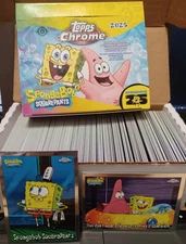 2025 TOPPS CHROME SPONGEBOB SQUAREPANTS 1-200 (Pick A Card) NM FINISH YOUR SET!