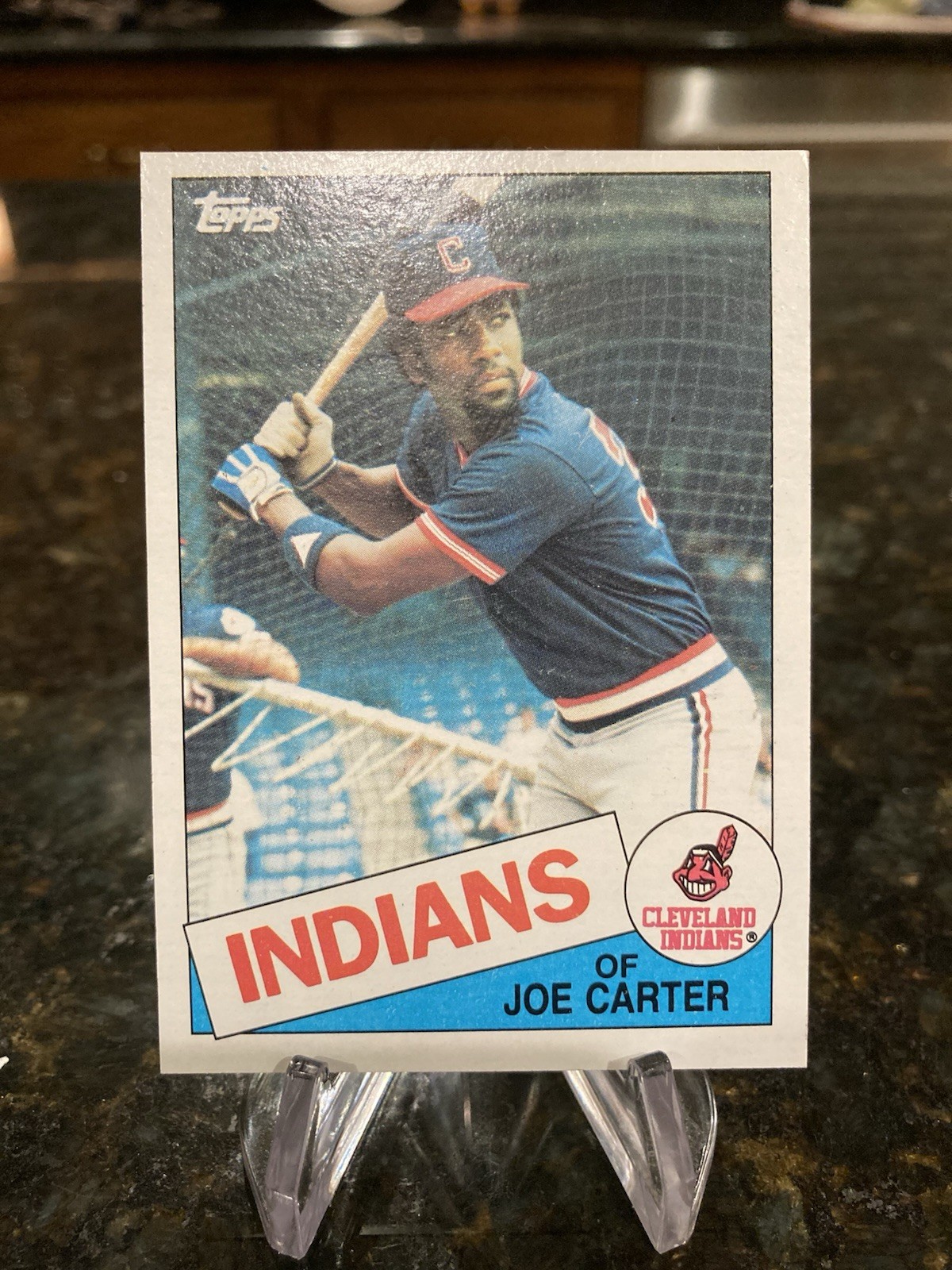 1985 Topps - Joe Carter #694 NM-MT Indians/Blue Jays. HOF￼