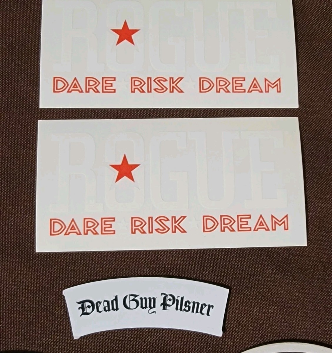 Rogue Brewing Dead Guy Pilsner Draft Beer Tap Handle Sticker