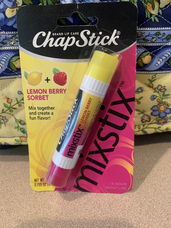 1 Chapstick MIXSTIX Lemon Berry Sorbet Lip Balm Gloss Limited Edition Rare VHTF
