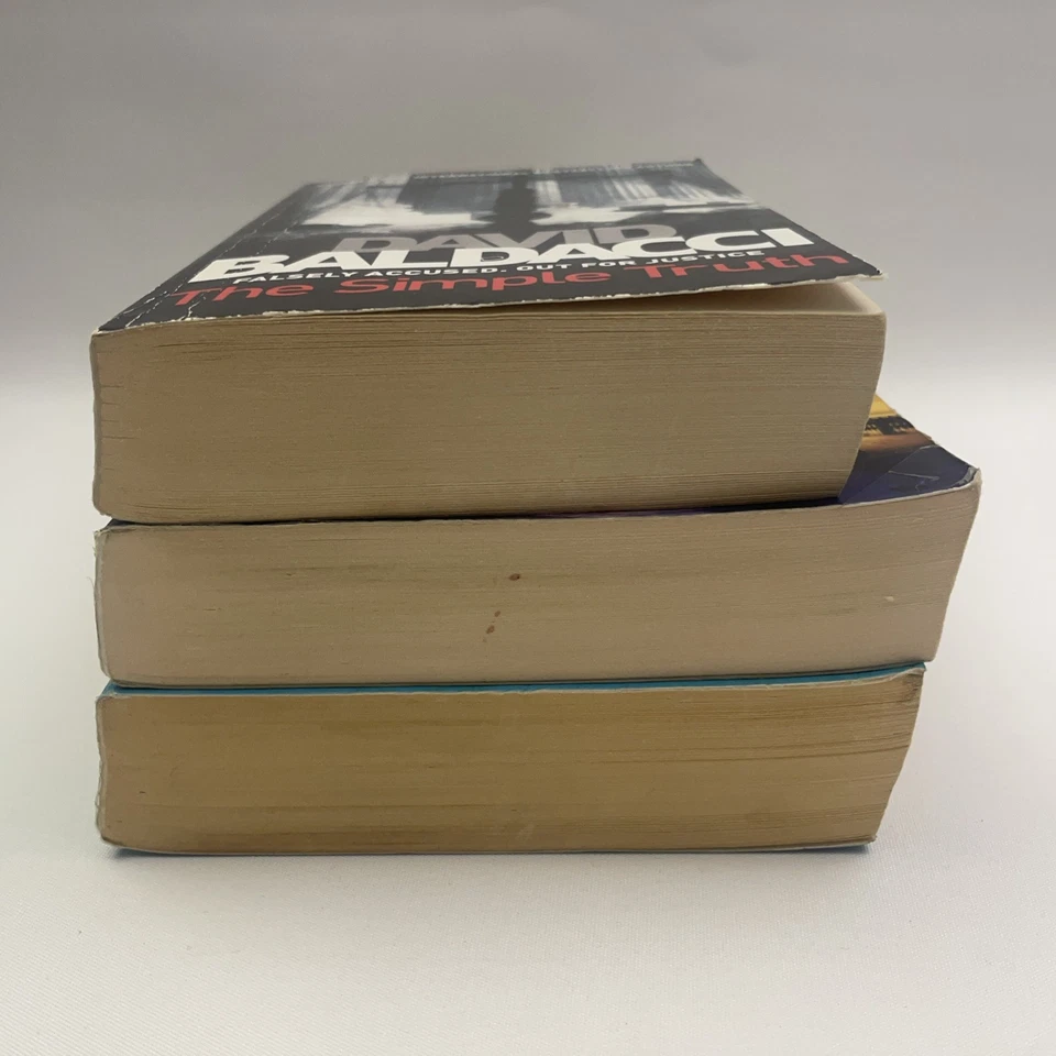 3 x Stand Alone David Baldacci Paperback Books - Simple Truth, True Blue, Lies - image 4 of 4