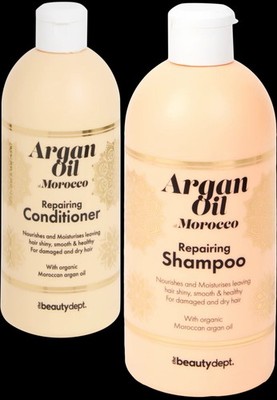 Argan Oil of Morocco Repairing Shampoo & Conditioner Haar Pflegeset 2x 500 ml Öl
