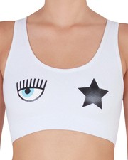 Chiara Ferragni A08064924 women's white cotton top