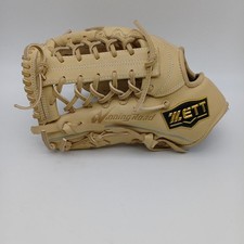 ZETT BRGB33330 Baseball Gloves in Black, Used