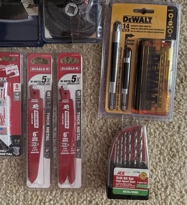 DIABLO AND MILWAUKEE Thick Metal Reciprocating Saw Blades 5pk plus more! 