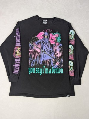 Broken Promises Co. It Takes One to Know One Large  Long Sleeve Shirt Black