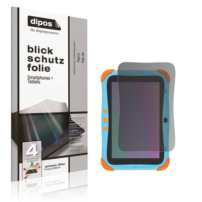 Blickschutzfolie für Digma Kids A8 matt Schutzfolie Folie Display Schutz dipos