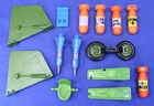 Playmates Vintage 1988 Teenage Mutant Ninja Turtles Vehicle Accessories Lot