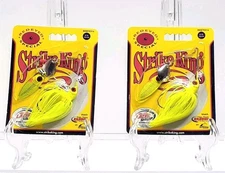 2 STRIKE KING Spinnerbait - RED EYE Special - Fishing LURE 3/16 Oz NEW & Sealed