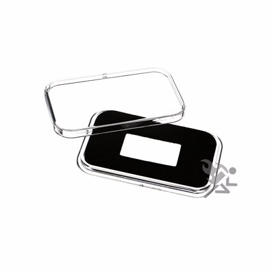 Air-Tite Black Ring Capsule Holders for 5 gram GOLD BARS Qty: 25