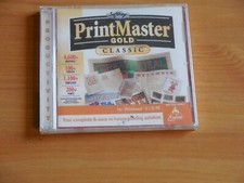 VINTAGE PC GAME/SOFTWARE printmaster gold classic New