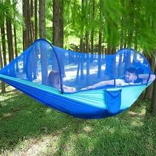 Camping Hammock with Mosquito Net, Hammocks with 13ft Tree Straps Carabiners,...