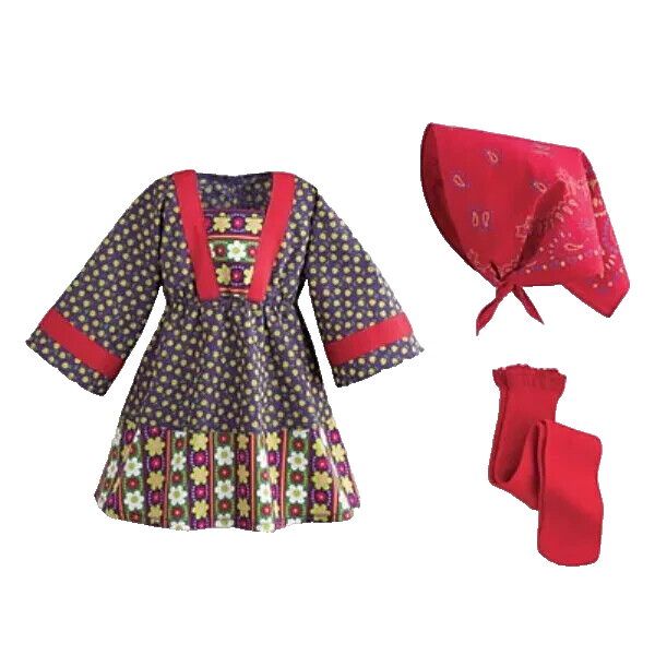 American Girl Julie Calico Dress NIB RETIRED Ships Today!