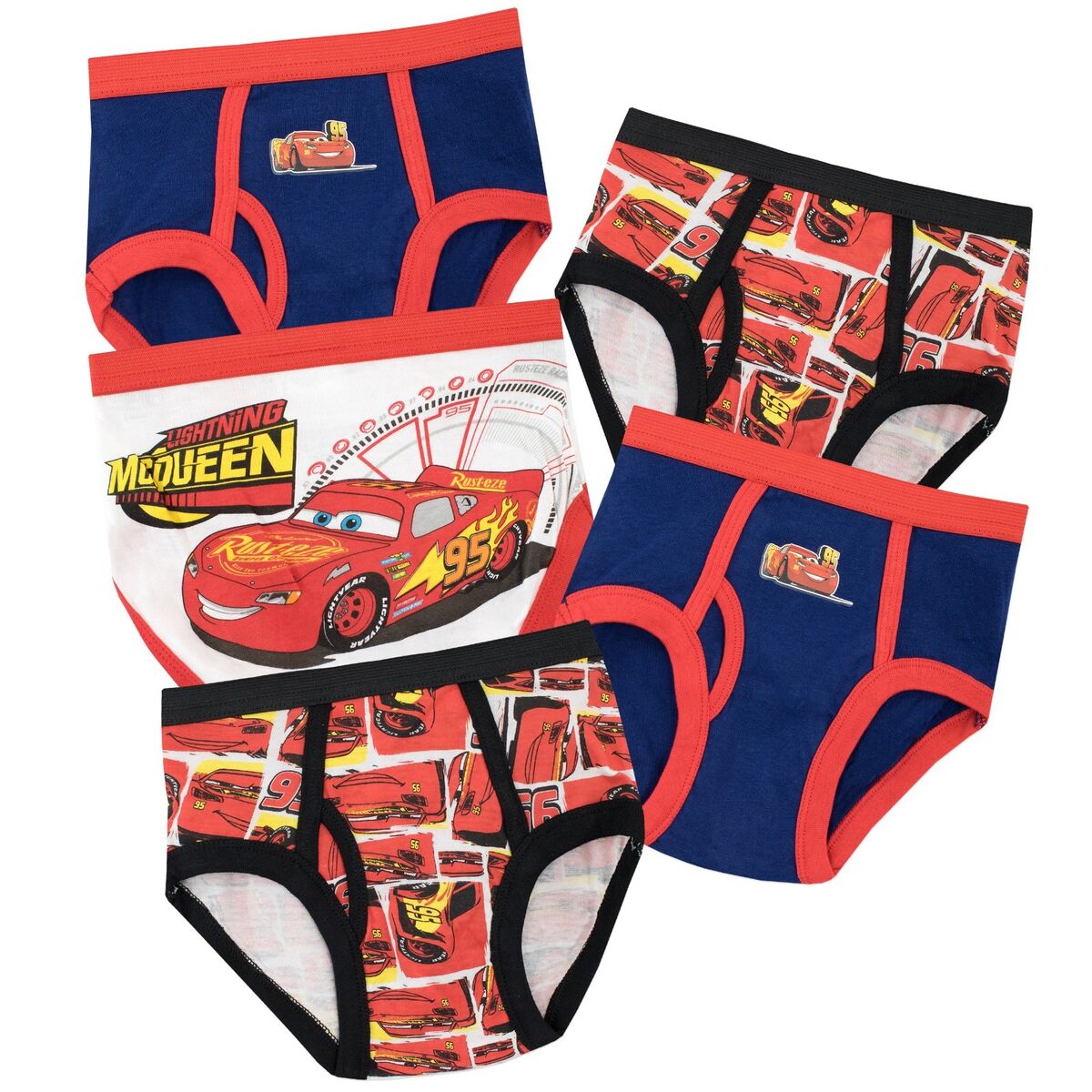 Disney Cars Lightning McQueen Pants Kids Boys 18-24 Months 2-8