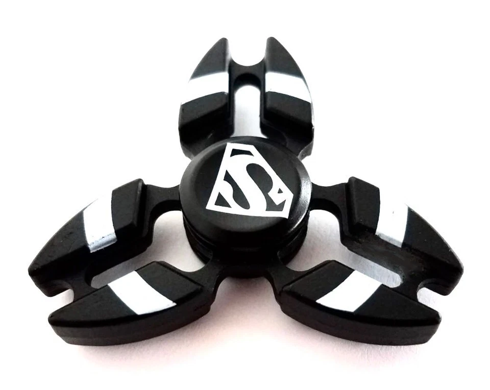 Superman Aleación de Zinc Tri-Spinner Juguete Inquieto Juguete Giratorio Manual para Autismo Foto 2 de 4