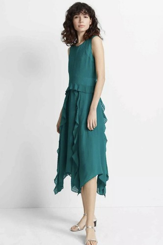Club Monaco Lochin Swiss Dot Midi Dress 
