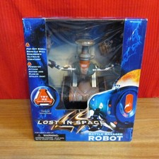 LOST IN SPACE "BATTLE RAVAGED ROBOT" Movie Toy 1997 Trendmasters NEW Still Talks