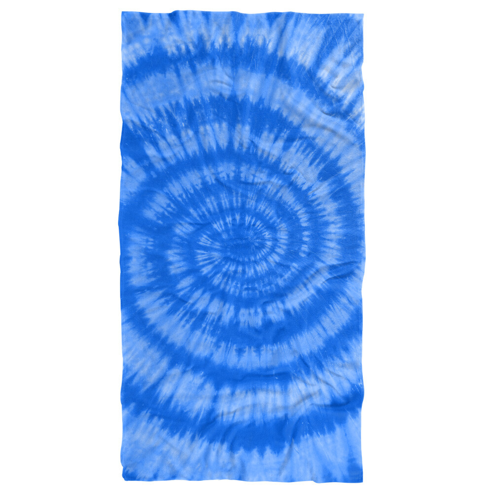 Blue Tie-Dye Beach Towel 30