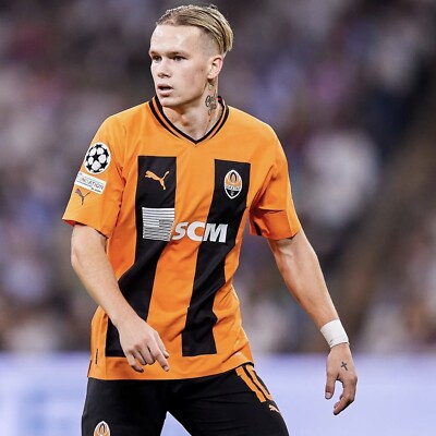 2022 2023 MATCH ISSUE Shakhtar Ukraine Mudryk Puma Home Soccer