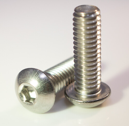 Boulons Bouton (Button Head) 5/16-18 En Alliage Acier - Finition Oxyde Noir - Taille Et Quantité Au Choix