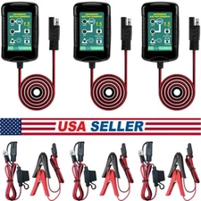 3PCS Car Battery Charger Maintainer 12V Trickle RV for Truck Motorcycle ATV Auto