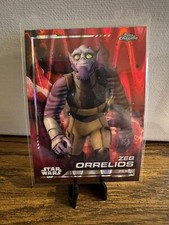 2024 Topps Chrome Star Wars Red Raywave Refractor Zeb Orrelios Rebels 126