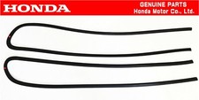 Honda 88-91 Crx Hf Si Ef8 Sir Rear Quarter Glass Window Molding Set Seal Oem