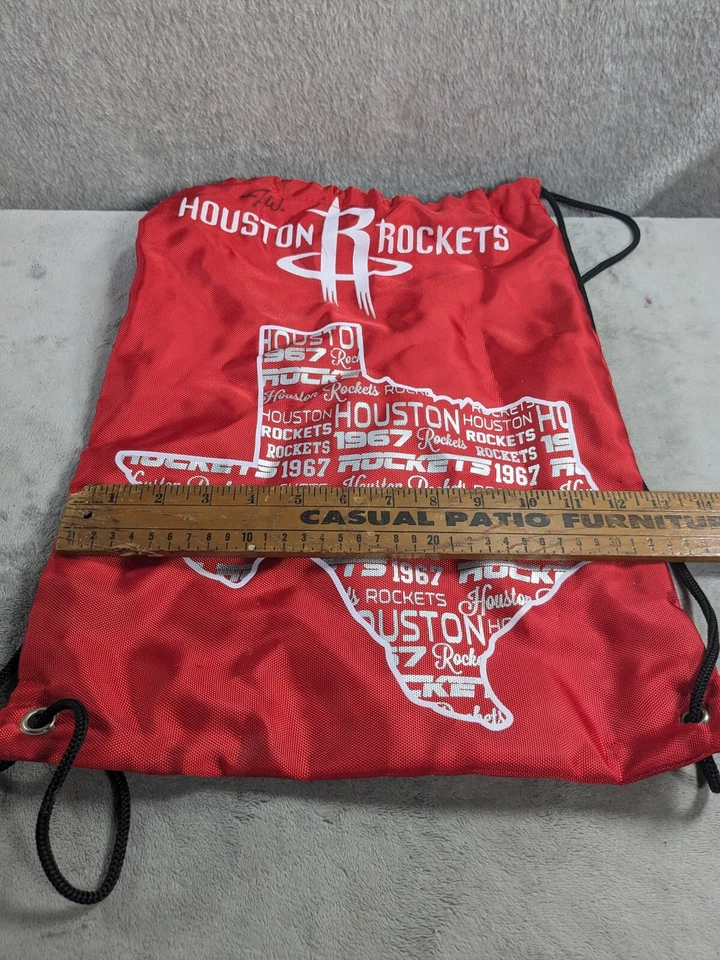 Bolso Mochila Texas Houston Rockets con Cordón NBA Houston Rockets Foto 3 de 4