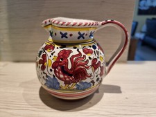 Vintage Spanische Keramik kleiner Krug handgemalt 12 cm hoch